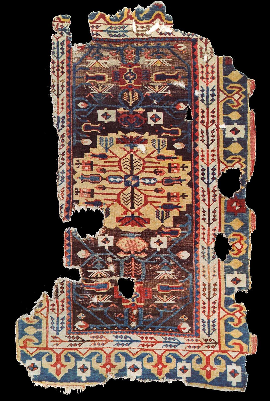Anatolian village rug, 18th century, Vakiflar Museum, Istanbul